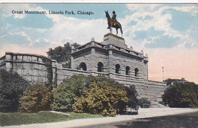 Illinois Chicago Grant Monument In Lincoln Park
