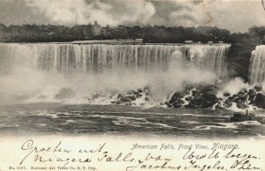 USA American Falls Front View Niagara Falls Vintage Postcard 04.06