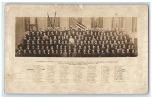 1920 Masters Royal Secret Scottish Rite Masons Lincoln NE RPPC Photo Postcard