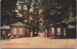 Netherlands Arnhem Hoofdingang Sonsbeek Vintage Postcard 09.30