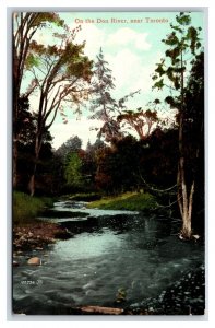 View on Don River Toronto Ontario Canada UNP DB Postcard T6