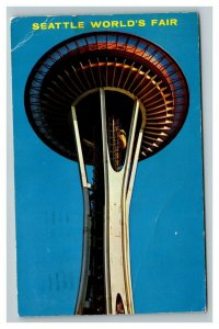 Vintage 1962 Postcard Seattle World's Fair Space Needle Seattle Washington
