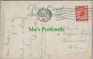 Genealogy Postcard - O'Beirn? - 13 Clifford Road, Bearwood, Birmingham RF8708