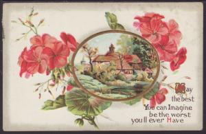 Flowers,Scene Postcard