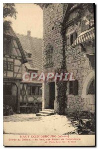 Postcard Old Hochk?nigsburg Entree du Chateau