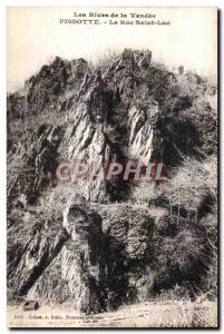 Old Postcard The banks of the vendee pissotte rock saint Inc.