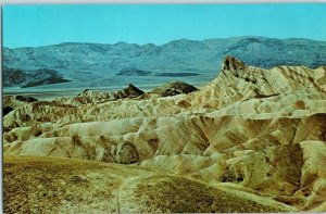 Manly Beacon & Death Valley from Zabriskie Point Postcard