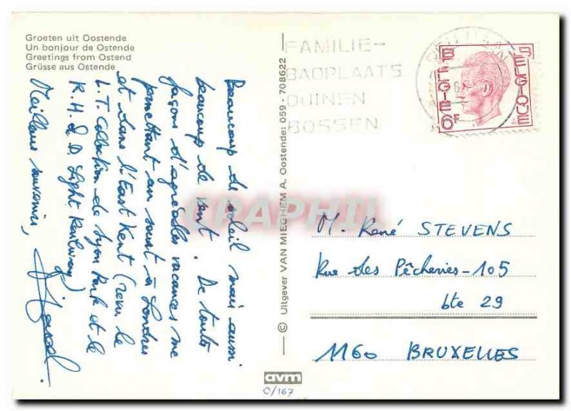Modern Postcard Oostende