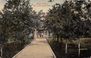 C33/ Mountain Lake Park Maryland Md Postcard 1913 Board Walk Women