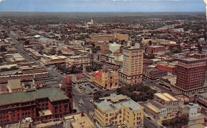 San Fernando Cathedral Bird's Eye View - San Antonio, Texas TX  