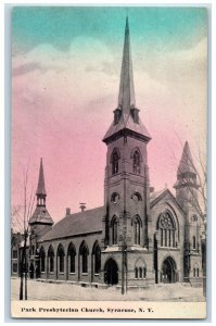 c1910 Park Presbyterian Church Syracuse New York NY Antique Unposted Postcard