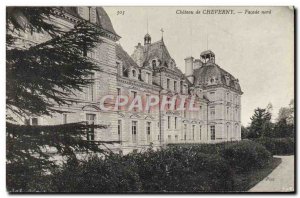 Old Postcard Cheverny North Facade