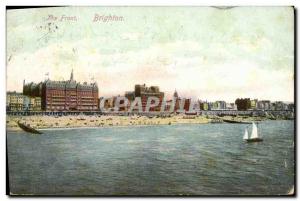 Old Postcard The Front Brighton