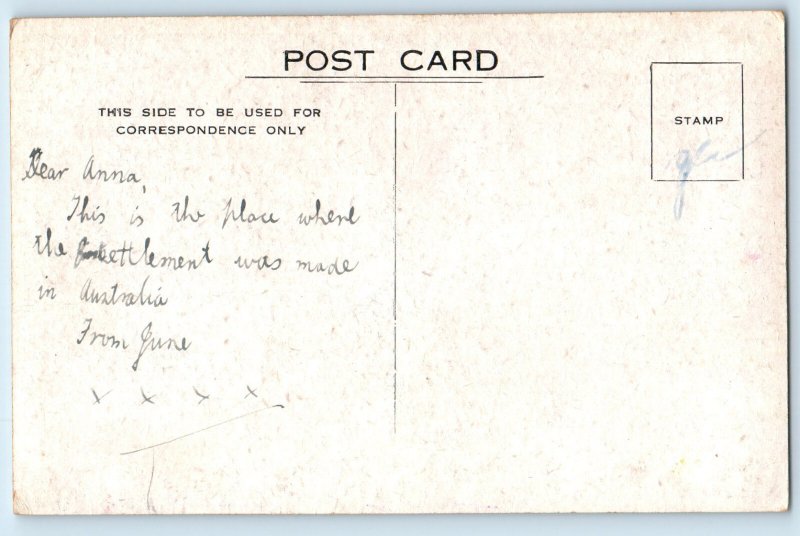 Sydney New South Wales Australia Postcard Farm Cove c1930's Vintage Unposted
