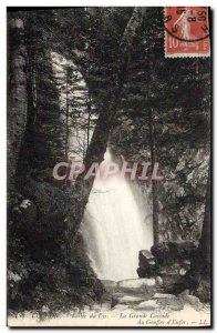 Old Postcard Luchon Vallee du Lys The great waterfall chasm & # 39enfer