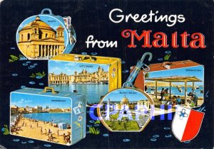 Postcard Modern Malta