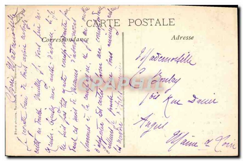 Old Postcard En Provence La Farandole