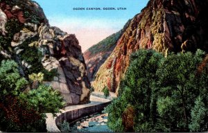 Utah Ogden Scene In Ogden Canyon