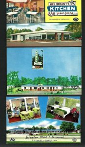 E19 Chrome 1950-60s, Syl Va-lane & Holden Motels, Mrs. Bryants Kitchen, Unused