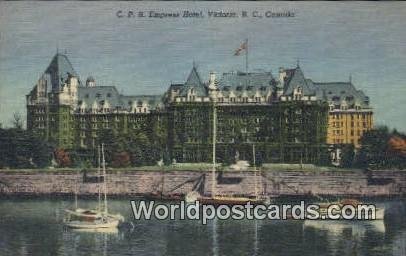 CPR Empress Hotel Victoria British Columbia, Canada Unused 