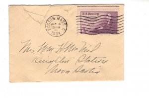 United States Cover, Used 1934, 3 Cent, Mothers of Confederation Stamp