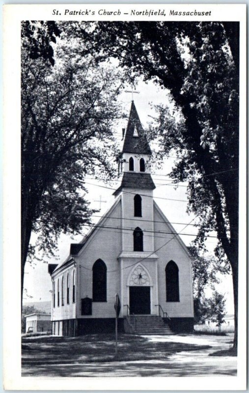 Postcard - St. Patrick's Church, Northfield, Massachusetts, USA