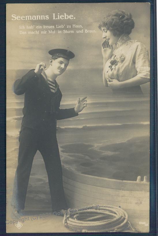 Austria WWI SMS Habsburg Kriegsmarine Feldpost Navy Military Mail Used