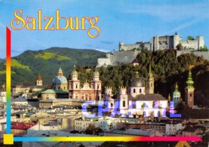 Postcard Moderne Salzburg Salzburg- SALISBURGO
Blick auf die Altstadt vom M