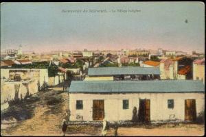 djibouti, Native Village, Panorama (1920s)