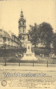 Monument Prancois Dolez Mons, Belgium Unused 