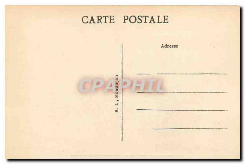 Postcard Ancient Ruins Chateau Murat Allier Historic Monument