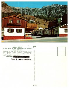 Alpine Motel in the heart of the Switzerland of America, Ourey, Colorado (8374)