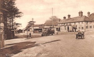 Hindhead England Royal Huts Hotel Real Photo Vintage Postcard AA70166