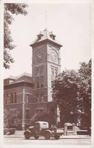 Oregon Eugene Lane County Court House Real Photo RPPC