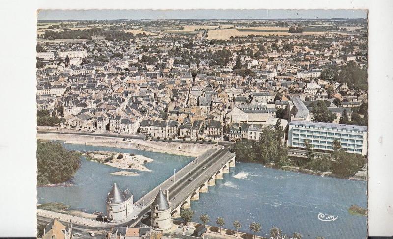 BF24262 chatellerault vienne vue aerienne le pont henri  france front/back image