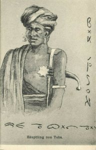 indonesia, SUMATRA, Batak Chief from Toba (1910s) Postcard