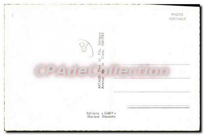 Old Postcard Poitiers