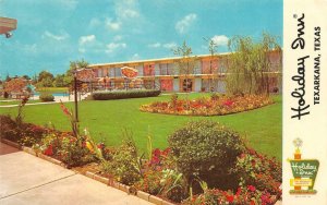 TEXARKANA, Texas TX    HOLIDAY INN MOTEL  Roadside  VINTAGE  Chrome Postcard