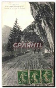 Old Postcard St Pierre D Entremont Montee de la Roche Berland