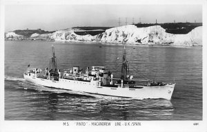 M S Pinto Printed Photo Mac Andrew Ship Line Ship 