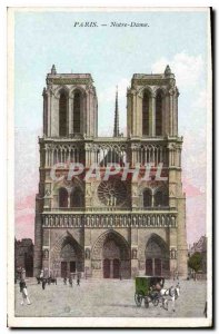 Postcard Old Paris Notre Dame