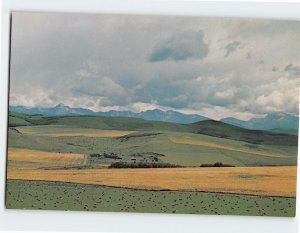 Postcard Farming & Ranch country in the Foothills, Canada