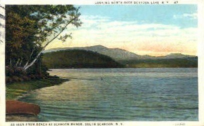 As Seen from Beach at Scaroom Manor - South Schroon, New York