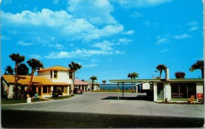 Vtg Daytona Beach Florida FL Sunglow Cottages and Motel Rooms 1950s Postcard