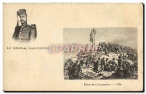 Old Postcard The General Lamoriciere Taking Constantine Algeria 1834 Militaria