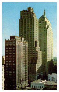 Postcard BANK SCENE Oklahoma City Oklahoma OK AR0157