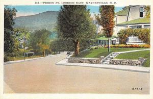 B60/ Waynesville North Carolina NC Postcard c1910 Pigeon Street East Homes