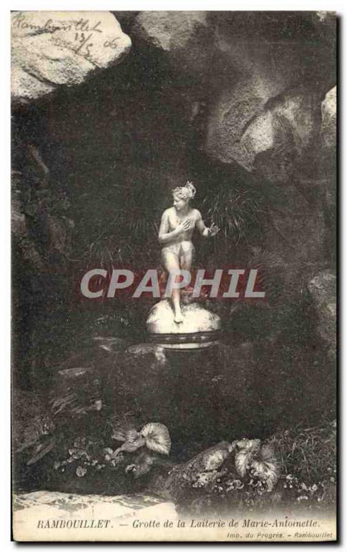 Old Postcard Ramouillet Cave De La Laiterie De Marie Antoinette
