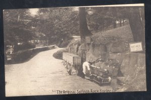 CHESTER WEST VIRGINIA THE ORIGINAL SPRINGS ROCK SPRINGS VINTAGE POSTCARD