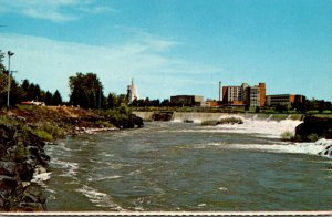 Idaho Idaho Falls The Falls On The Snake River